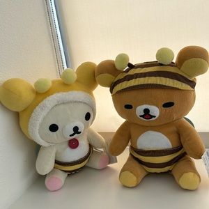 Cute Rilakkuma Plush Set of 2
